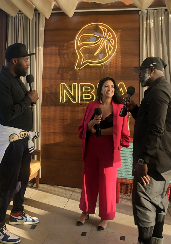 Bahar Bambi at the NBPA Players’ Voice Awards